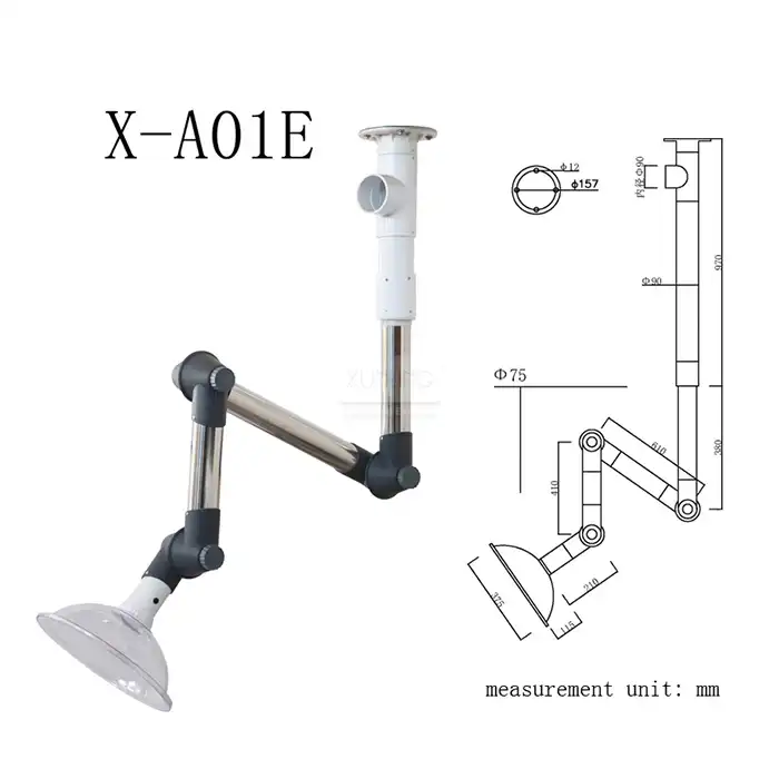 Fume Extractor With Stainless Steel Arm